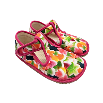 Beda bosonogi copati Colorful Candy