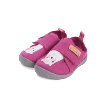 D.D. Step bosonogi copati Dark Pink