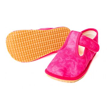 Beda bosonogi copati pink batik