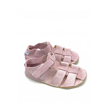 Baby bare shoes Sandals  Sparkle Pink